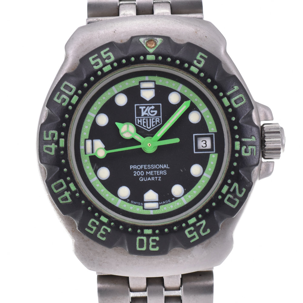 TAG HEUER Formula 1 375.508 Date Black / green Dial Quartz Ladies
 Watch P#145931