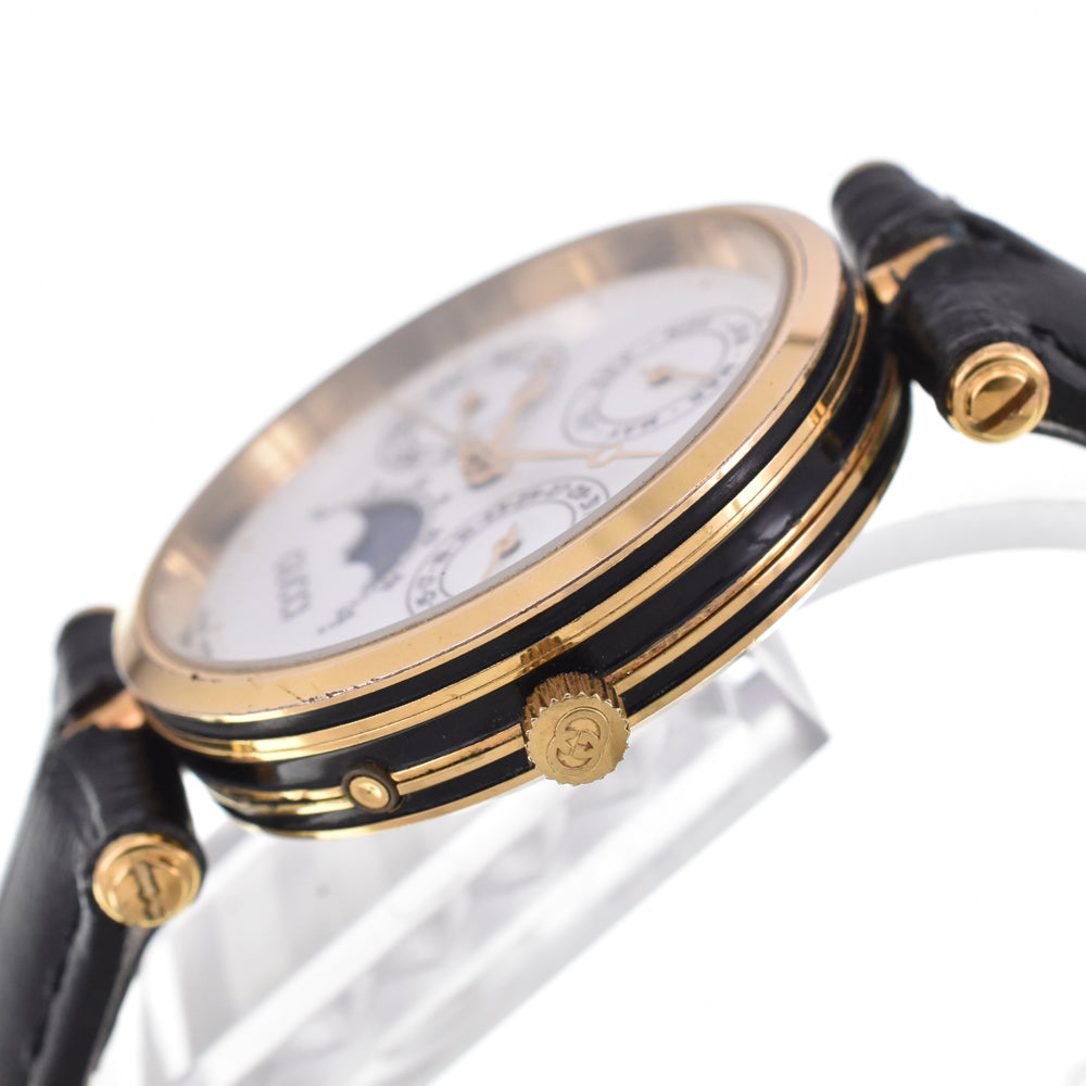 GUCCI Moon phase Triple calendar white Dial Quartz Unisex
 Watch P#145932