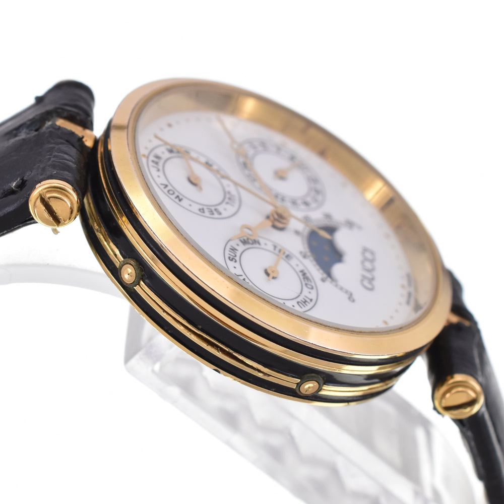 GUCCI Moon phase Triple calendar white Dial Quartz Unisex
 Watch P#145932
