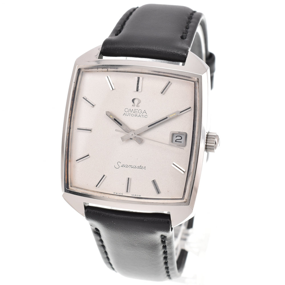 OMEGA Seamaster Square vintage Date Silver Dial Automatic Men's