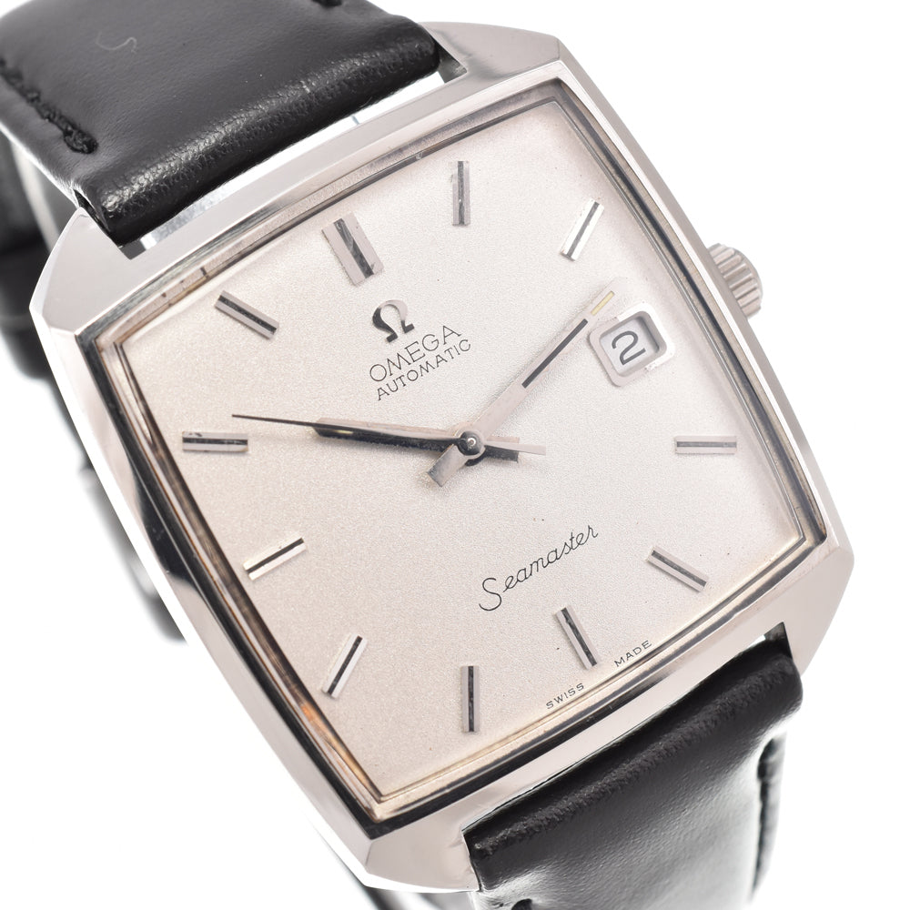 OMEGA Seamaster Square vintage Date Silver Dial Automatic Men's
 Watch A#145938