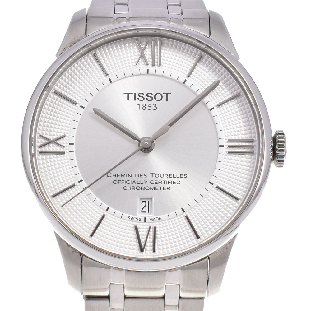 TISSOT T-Classic Shuman de Tourel T099.408 Silver Dial Automatic Men's
 Watch P#145940