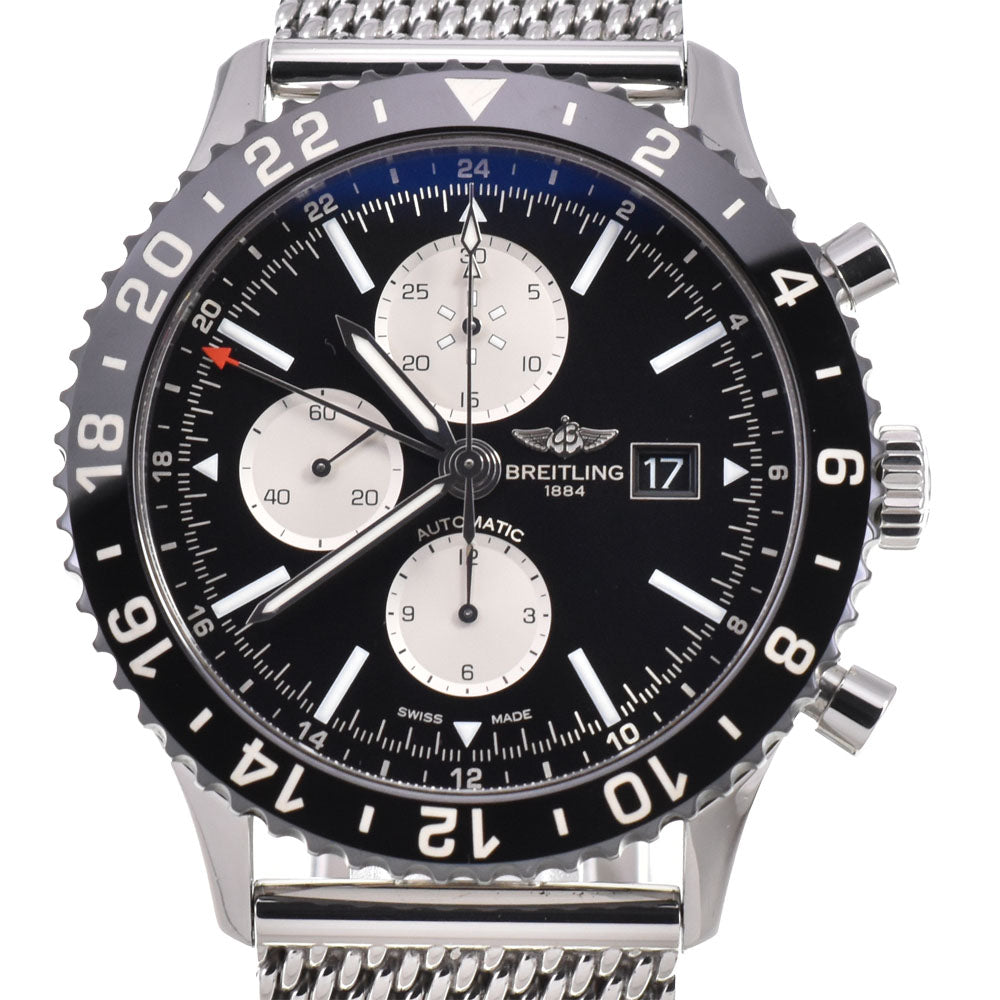 with paper BREITLING Chrono liner Y2431012/BE010 black Dial Automatic Men's
 Watch P#145944