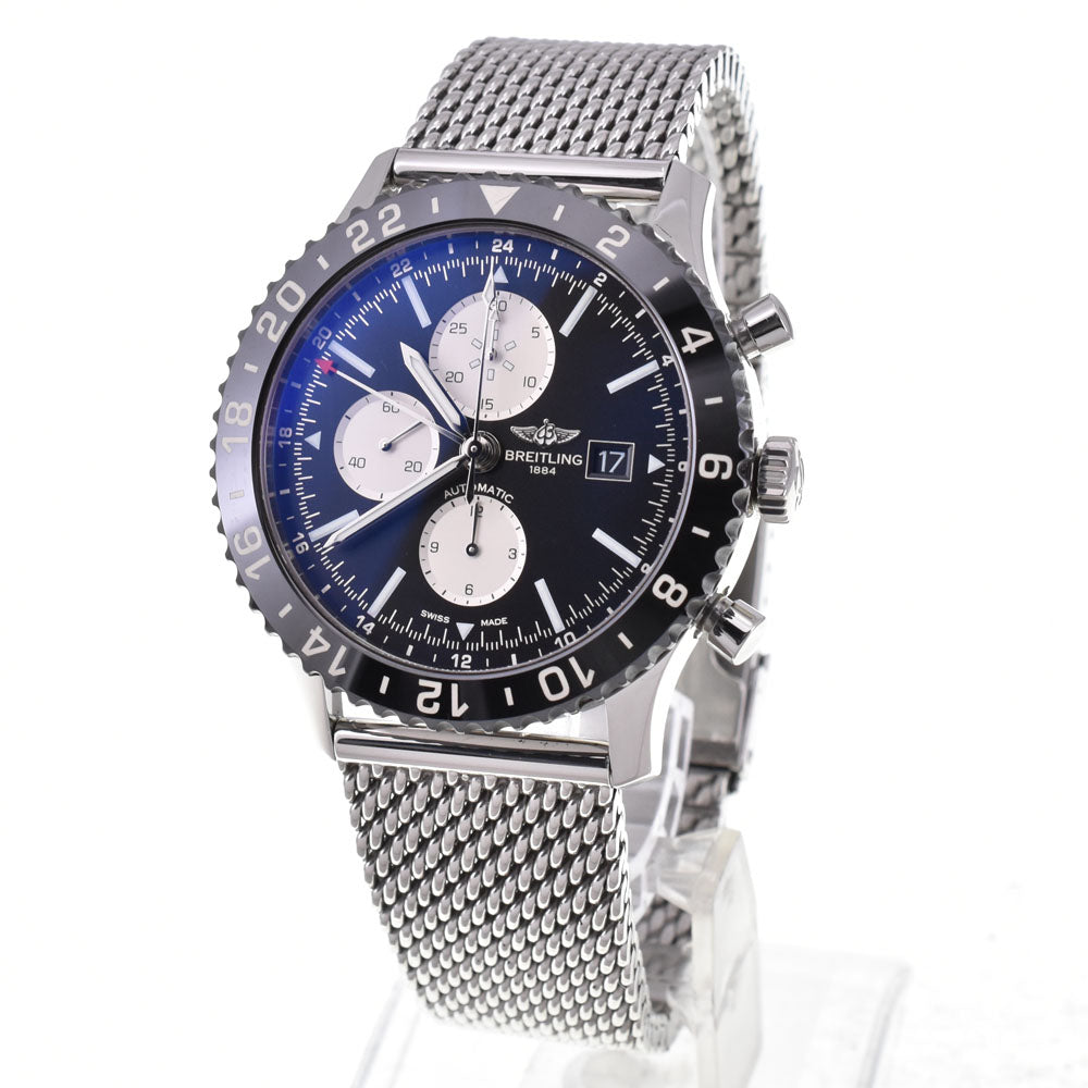 with paper BREITLING Chrono liner Y2431012/BE010 black Dial Automatic Men's
 Watch P#145944