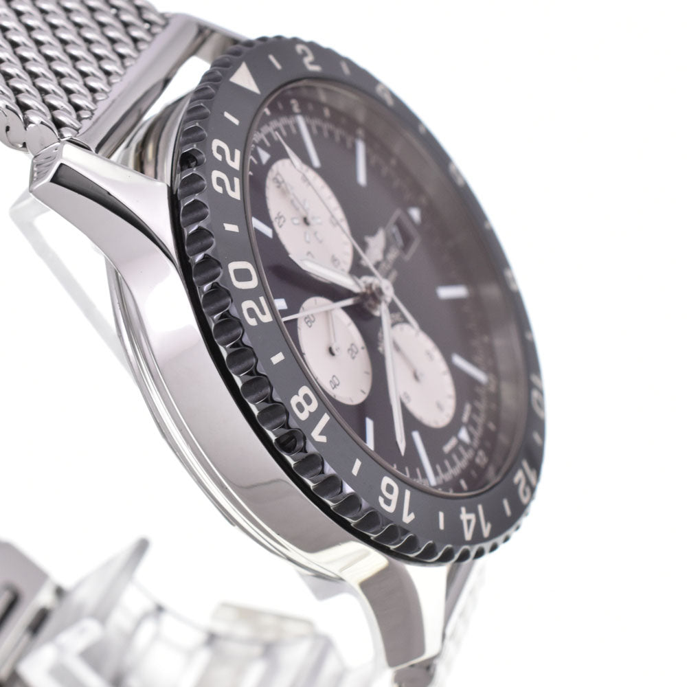 with paper BREITLING Chrono liner Y2431012/BE010 black Dial Automatic Men's
 Watch P#145944