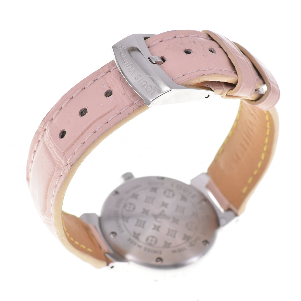 LOUIS VUITTON Tambour Q121X pink Dial Quartz Ladies
 Watch P#145947