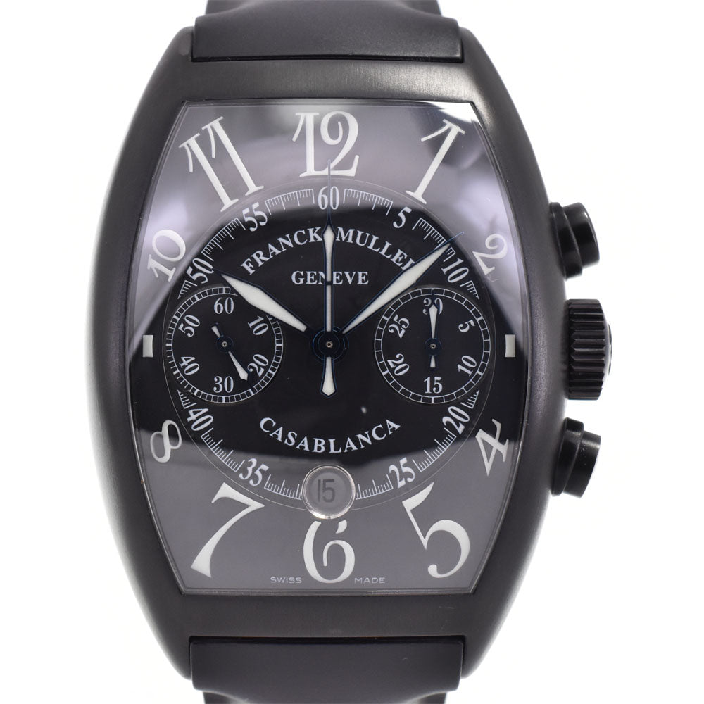 with paper FRANCK MULLER Casablanca Noir 8885C CC DT NR Chronograph Date black Dial Automatic Men's
 Watch O#145949