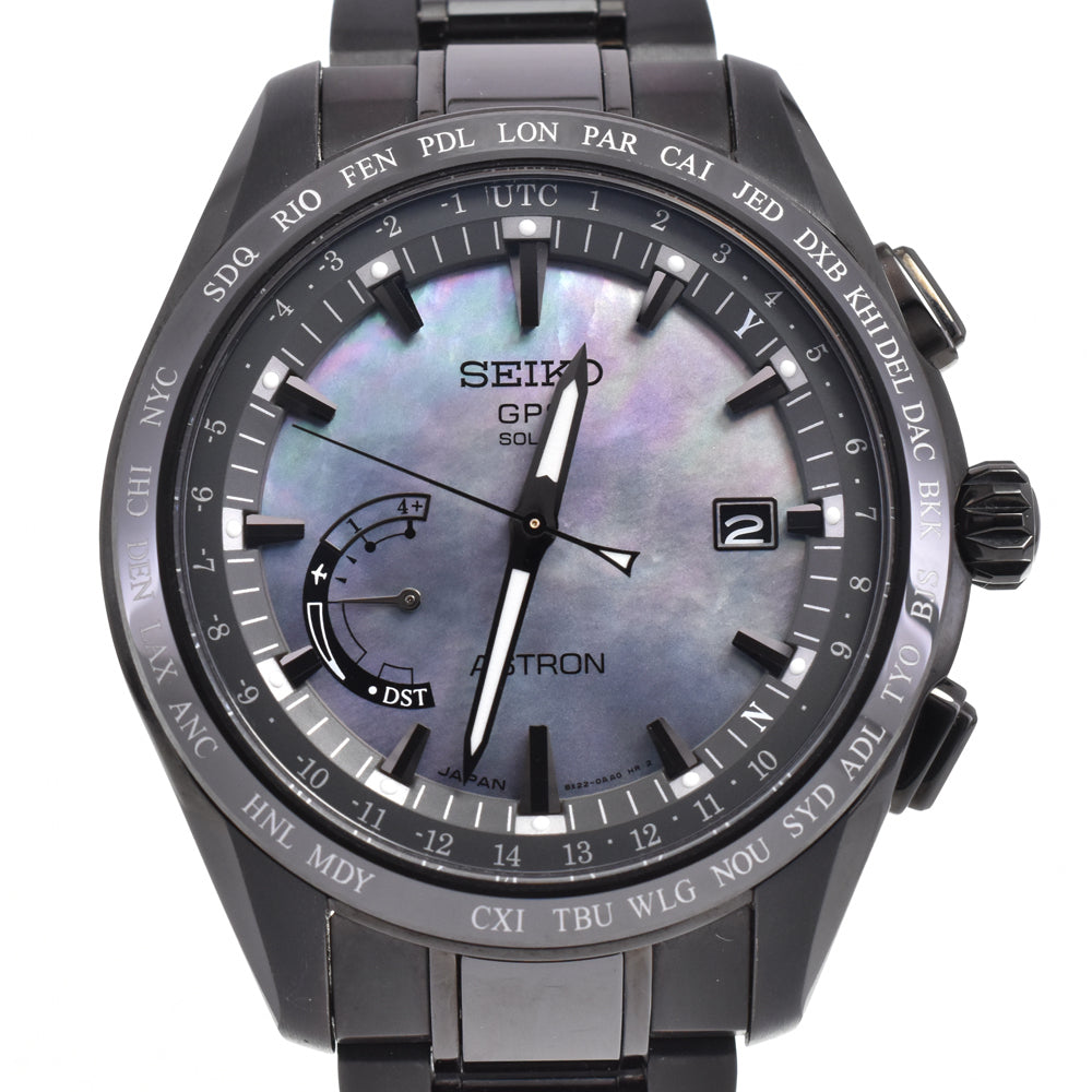 SEIKO Astron SBXB091 2016 Limited Edition Model Black shell Dial GPS Solar Men's
 Watch O#145952