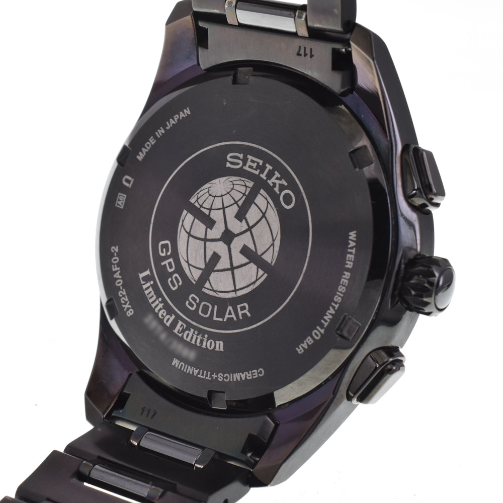 SEIKO Astron SBXB091 2016 Limited Edition Model Black shell Dial GPS Solar Men's
 Watch O#145952