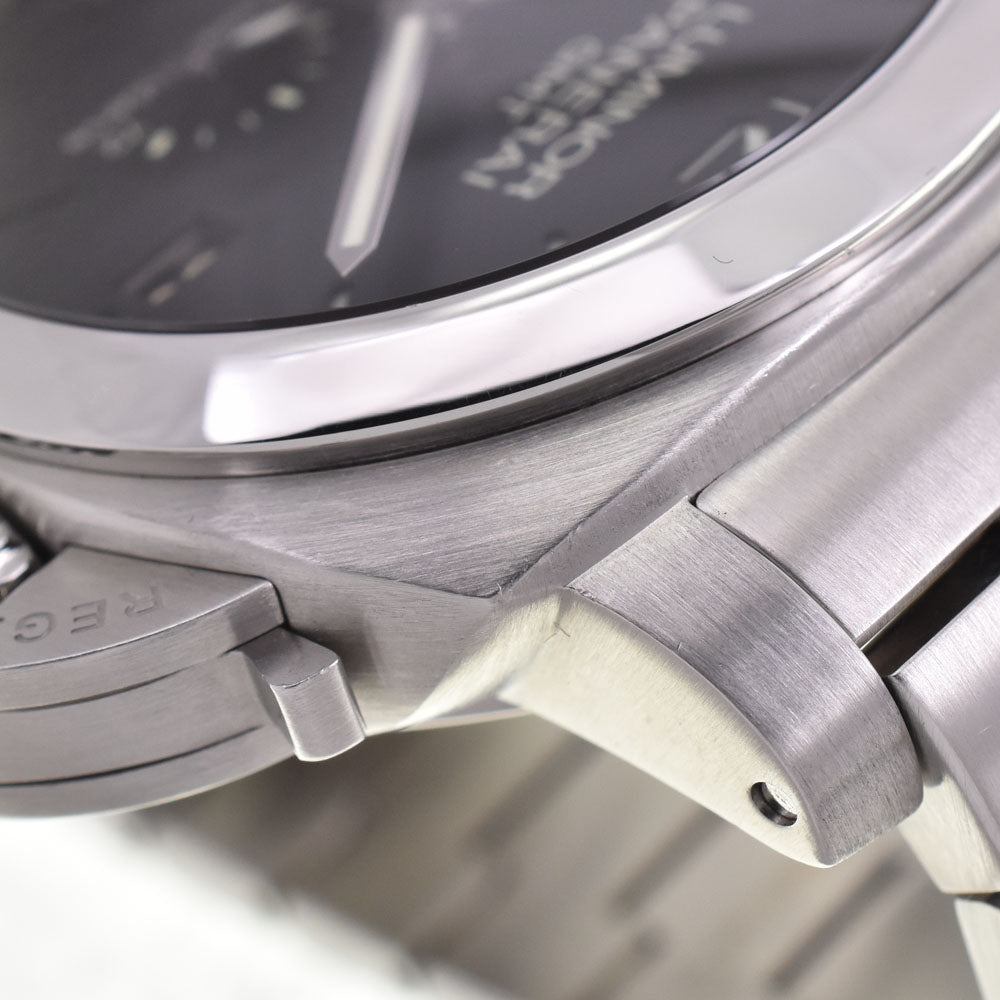 with paper PANERAI Luminor 1950 PAM00347 GMT black Dial Automatic Men's
 Watch P#145956