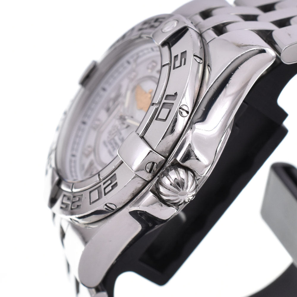 BREITLING Star liner A71340 8P diamond date White shell Dial Quartz Ladies
 Watch P#145963
