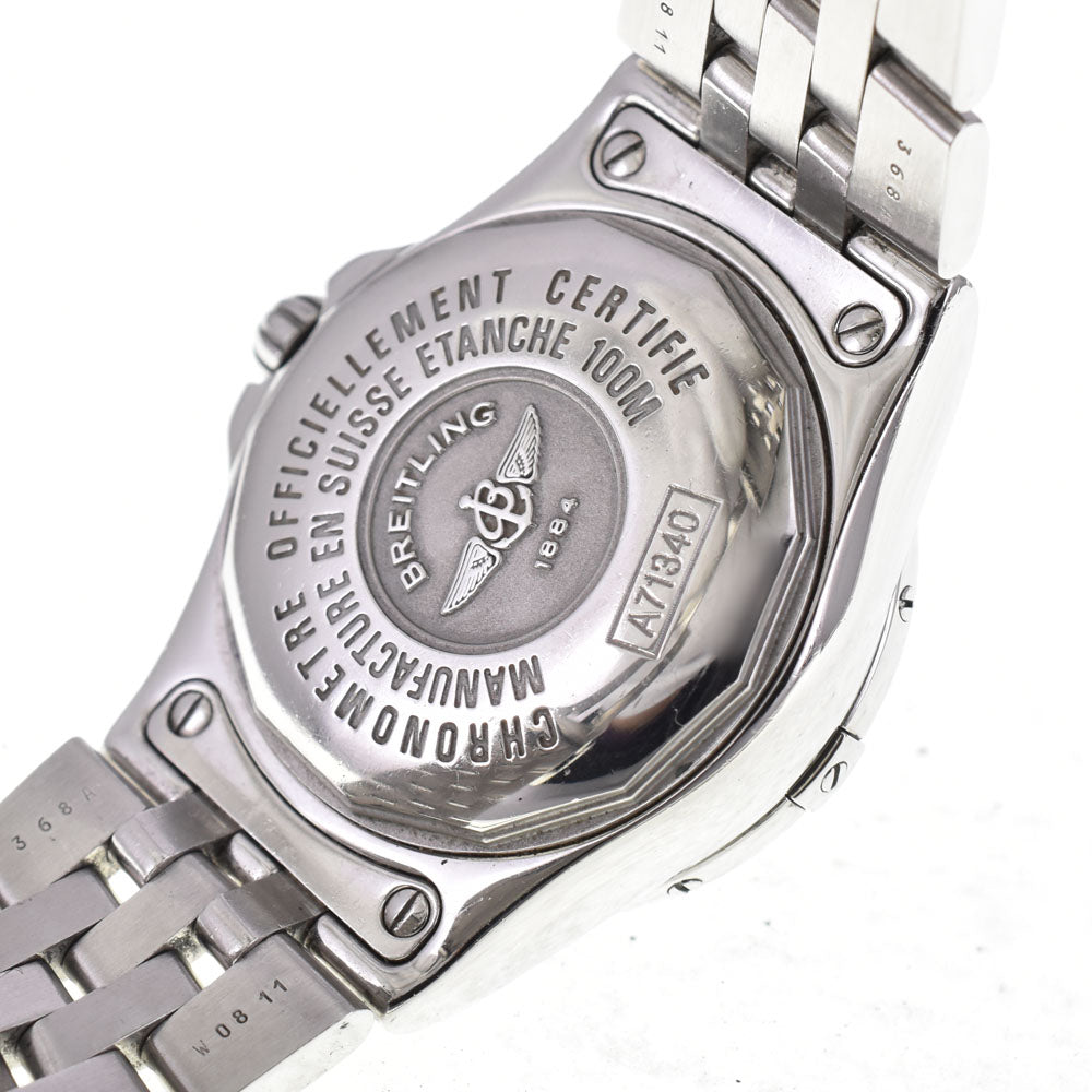 BREITLING Star liner A71340 8P diamond date White shell Dial Quartz Ladies
 Watch P#145963