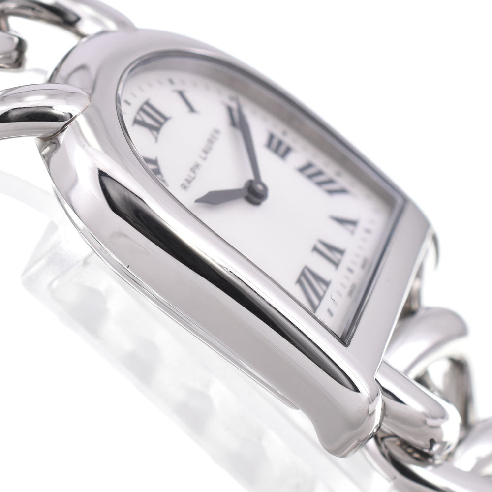 RALPH LAUREN Stirrup Petit Link K00400 White shell Dial Quartz Ladies
 Watch □#145969