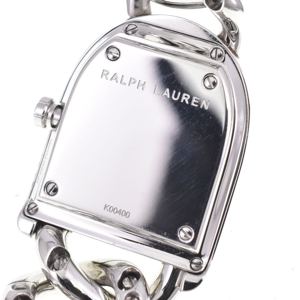 RALPH LAUREN Stirrup Petit Link K00400 White shell Dial Quartz Ladies
 Watch R#145969
