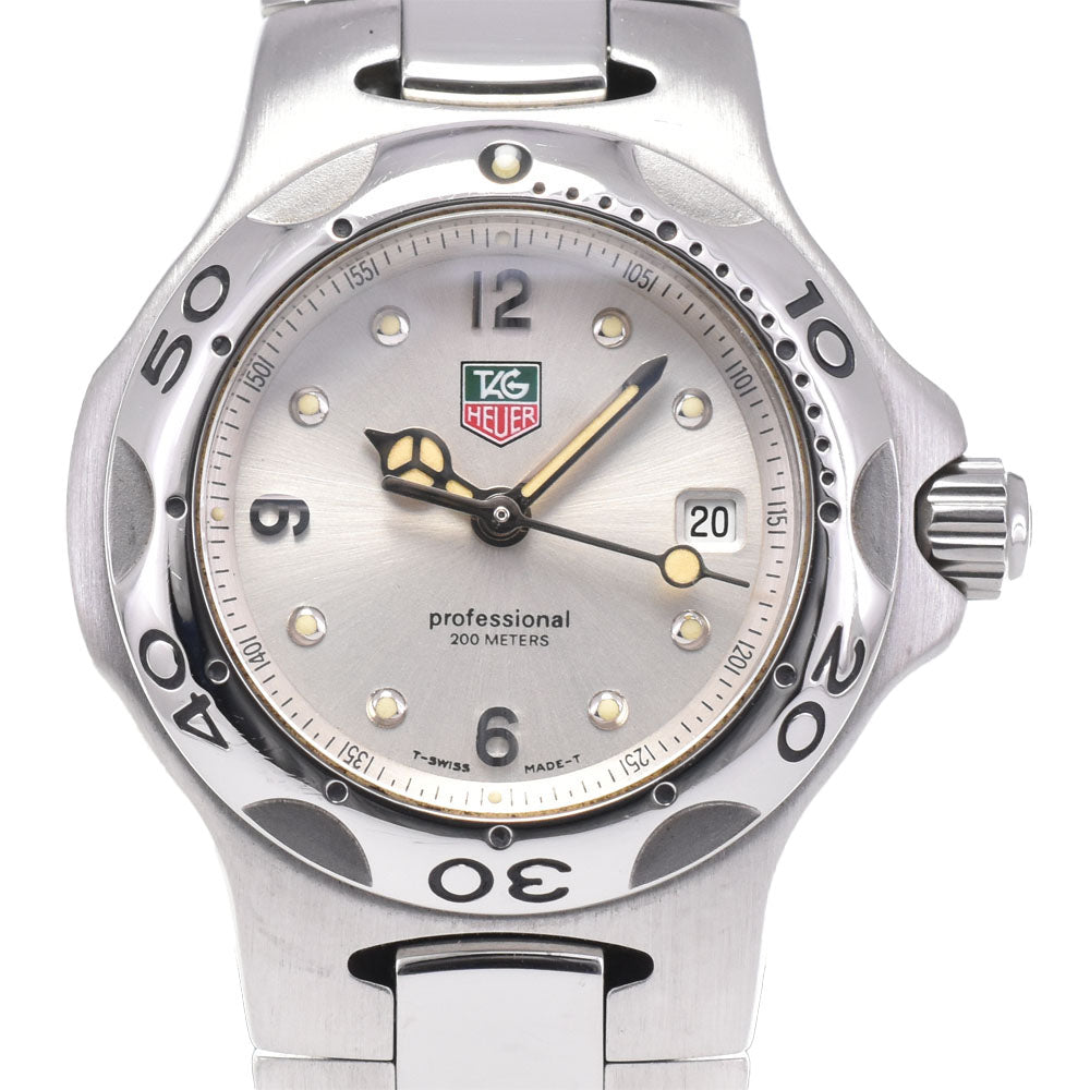 TAG HEUER Kirium Professional 200m WL1314 Date Silver Dial Quartz Ladies
 Watch D#145977