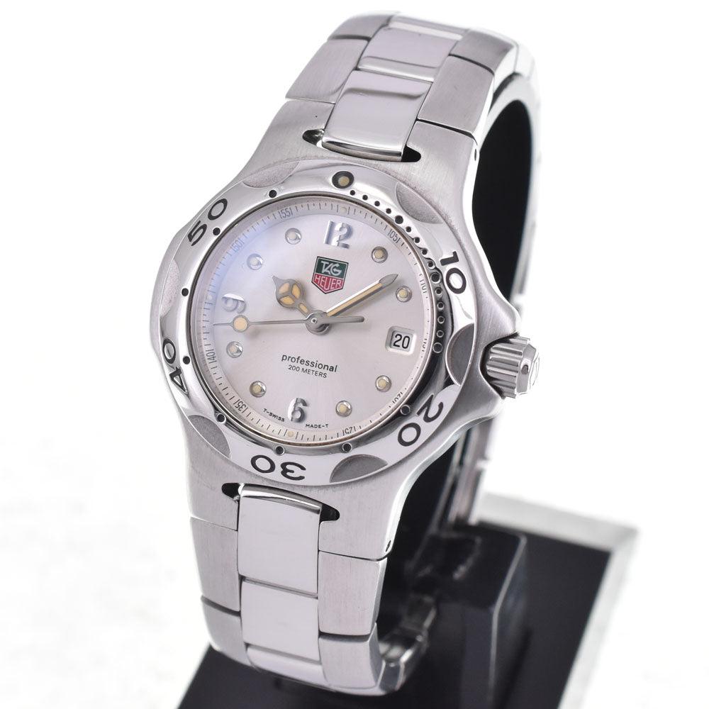 TAG HEUER Kirium Professional 200m WL1314 Date Silver Dial Quartz Ladies
 Watch D#145977
