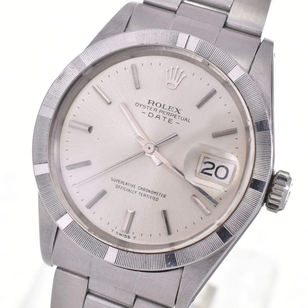 ROLEX Oyster perpetual date 1501 vintage Cal.1570 Silver Dial Automatic Men's
 Watch A#145982