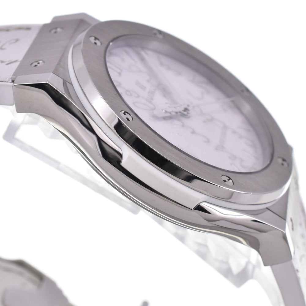with paper HUBLOT Classic Fusion Berluti Scritto Flat Bianco 511.NE.050W.VR.JBER19 Berluti collaboration, limited to 100 pieces in Japan white Dial Automatic Men's
 Watch O#145991