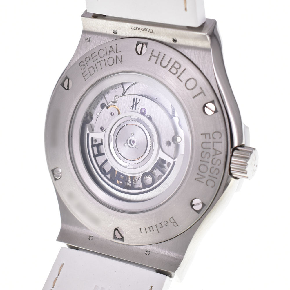 with paper HUBLOT Classic Fusion Berluti Scritto Flat Bianco 511.NE.050W.VR.JBER19 Berluti collaboration, limited to 100 pieces in Japan white Dial Automatic Men's
 Watch O#145991