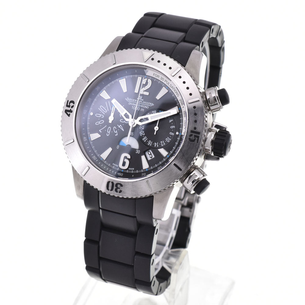 with paper JAEGER-LECOULTRE Master Compressor Diving Chronograph 160.T.25/Q186T770 Date black Dial Automatic Men's
 Watch O#145992
