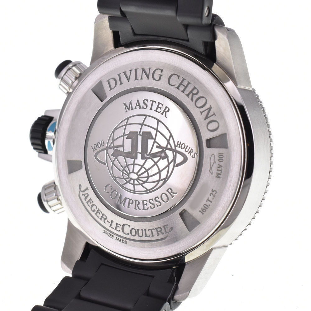 with paper JAEGER-LECOULTRE Master Compressor Diving Chronograph 160.T.25/Q186T770 Date black Dial Automatic Men's
 Watch O#145992