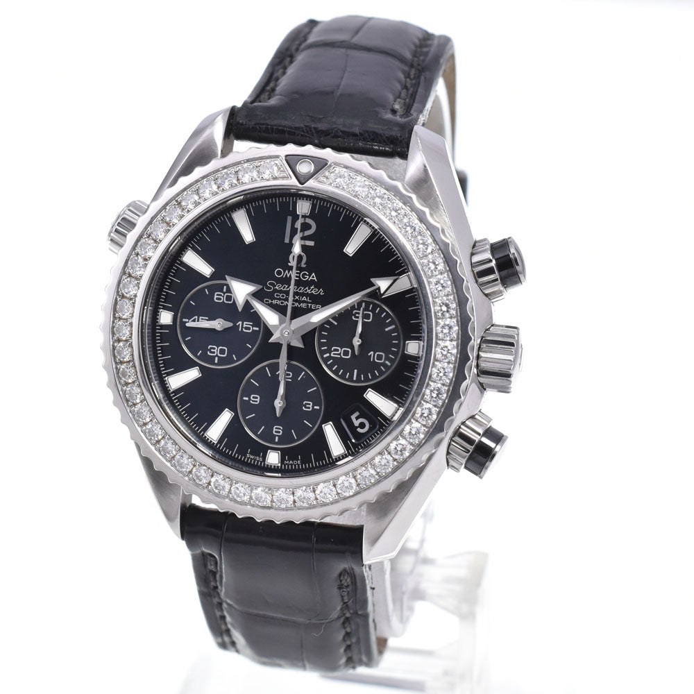 OMEGA Seamaster Planet Ocean 222.18.38.50.01.001 Diamond Bezel black Dial Automatic Ladies
 Watch Q#145995