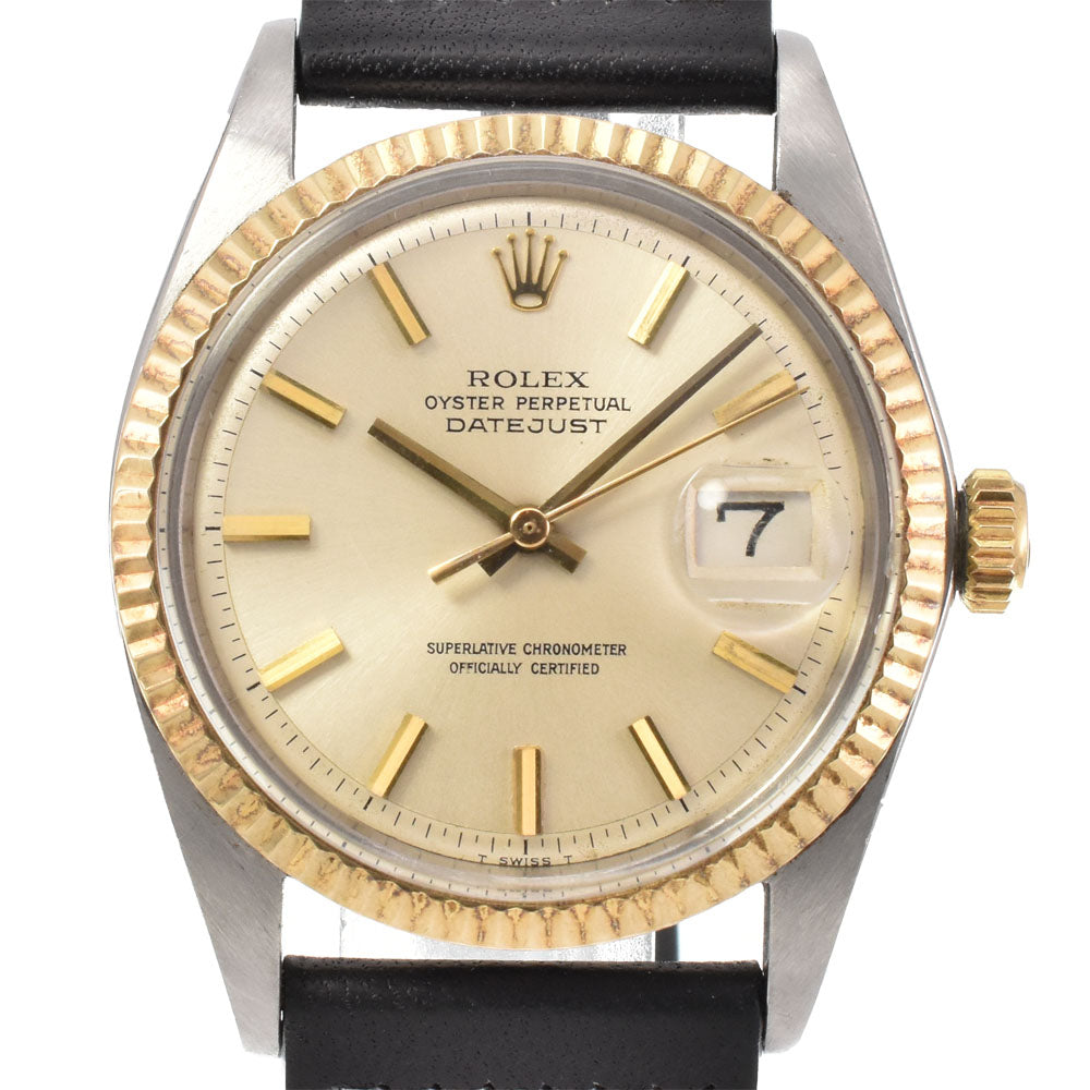 ROLEX DATEJUST 1601 vintage Cal.1570 Silver Dial Automatic Men's
 Watch O#146002