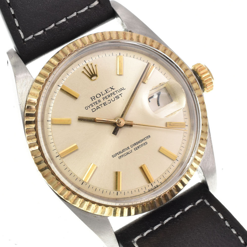 ROLEX DATEJUST 1601 vintage Cal.1570 Silver Dial Automatic Men's
 Watch O#146002