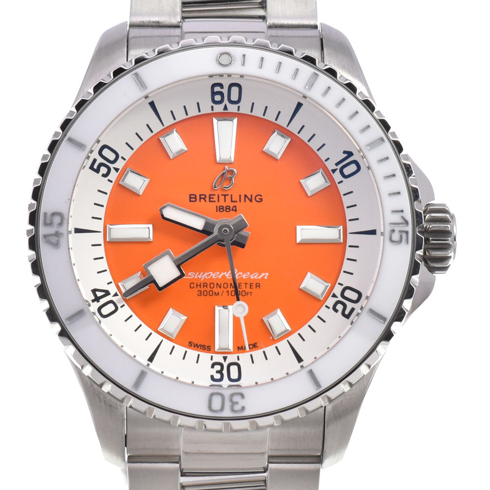 BREITLING Super Ocean 36 A17377 300M Orange Dial Automatic Unisex
 Watch R#146014