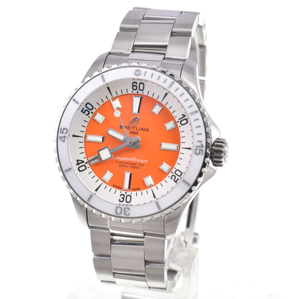 BREITLING Super Ocean 36 A17377 300M Orange Dial Automatic Unisex
 Watch R#146014