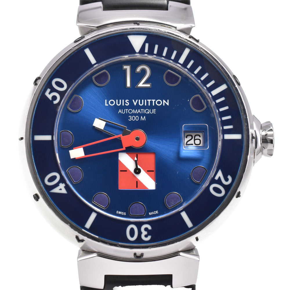 LOUIS VUITTON Tambour Diving Q103F blue Dial Automatic Men's
 Watch A#146021