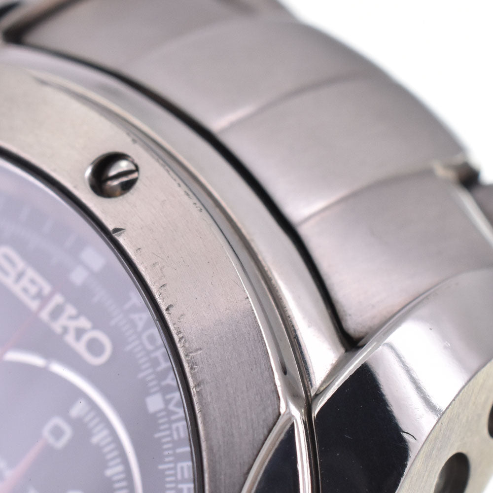 SEIKO Kinetic 7L22-0AK0 Chronograph gray Dial Auto quartz Men's
 Watch H#146042