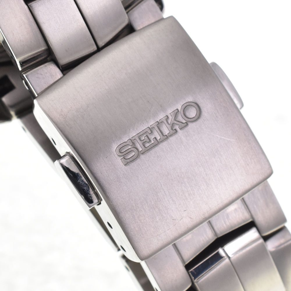SEIKO Kinetic 7L22-0AK0 Chronograph gray Dial Auto quartz Men's
 Watch H#146042