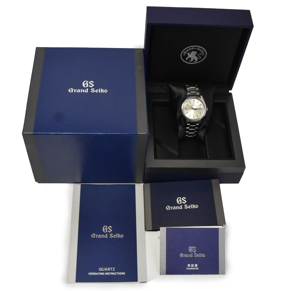 with paper SEIKO Grand Seiko Heritage Collection SBGV205/9F82-0AA0 Silver Dial Quartz Men's
 Watch Q#146045