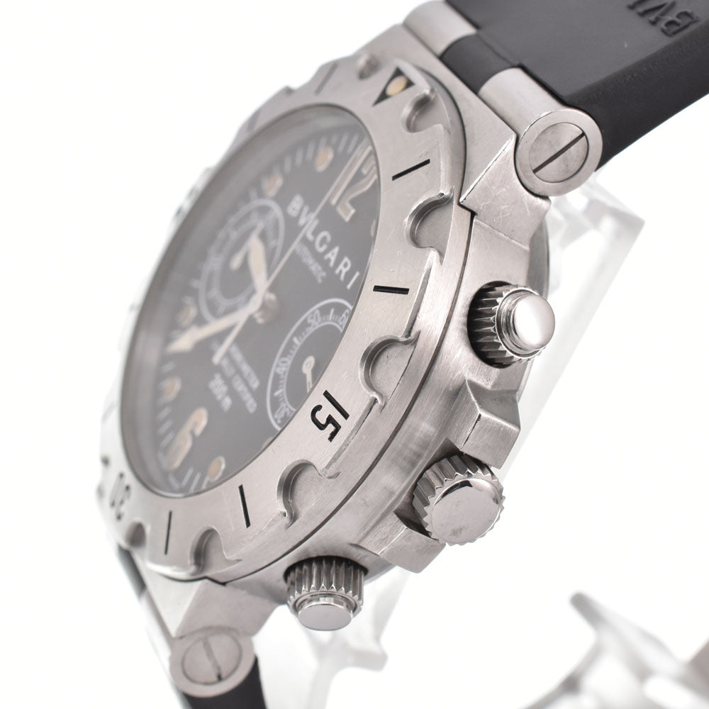 BVLGARI Diagono Scuba SC38S Chronograph black Dial Automatic Men's
 Watch R#146051