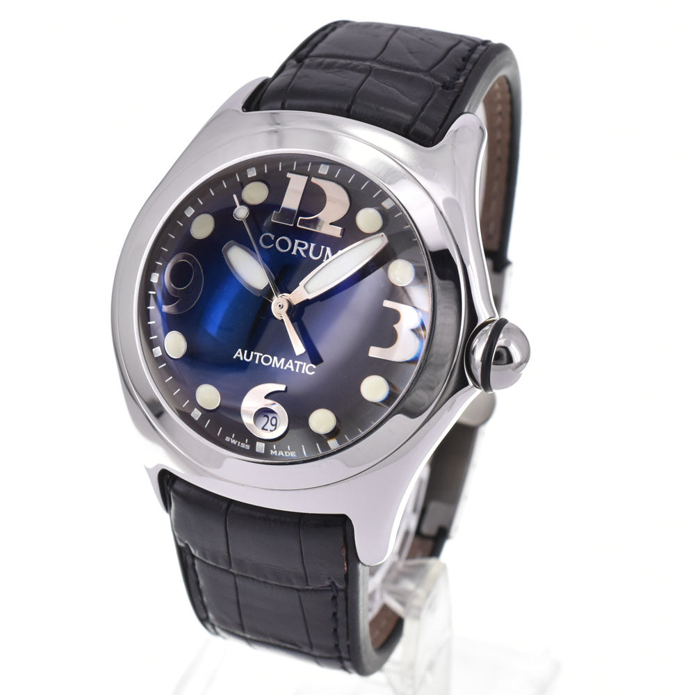 with paper CORUM bubble 82.150.20 see-through back black Dial Automatic Men's
 Watch Q#146055