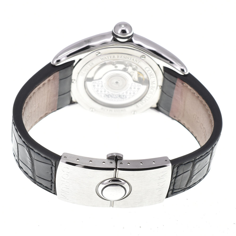 with paper CORUM bubble 82.150.20 see-through back black Dial Automatic Men's
 Watch Q#146055