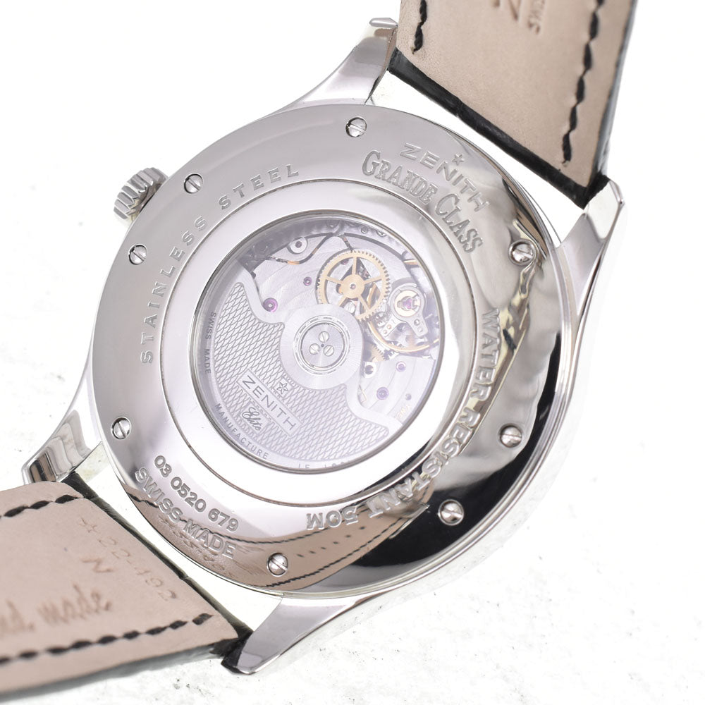 with paper ZENITH Grand Class Elite 03.0520.679/02.C492 Silver Dial Automatic Men's
 Watch R#146067