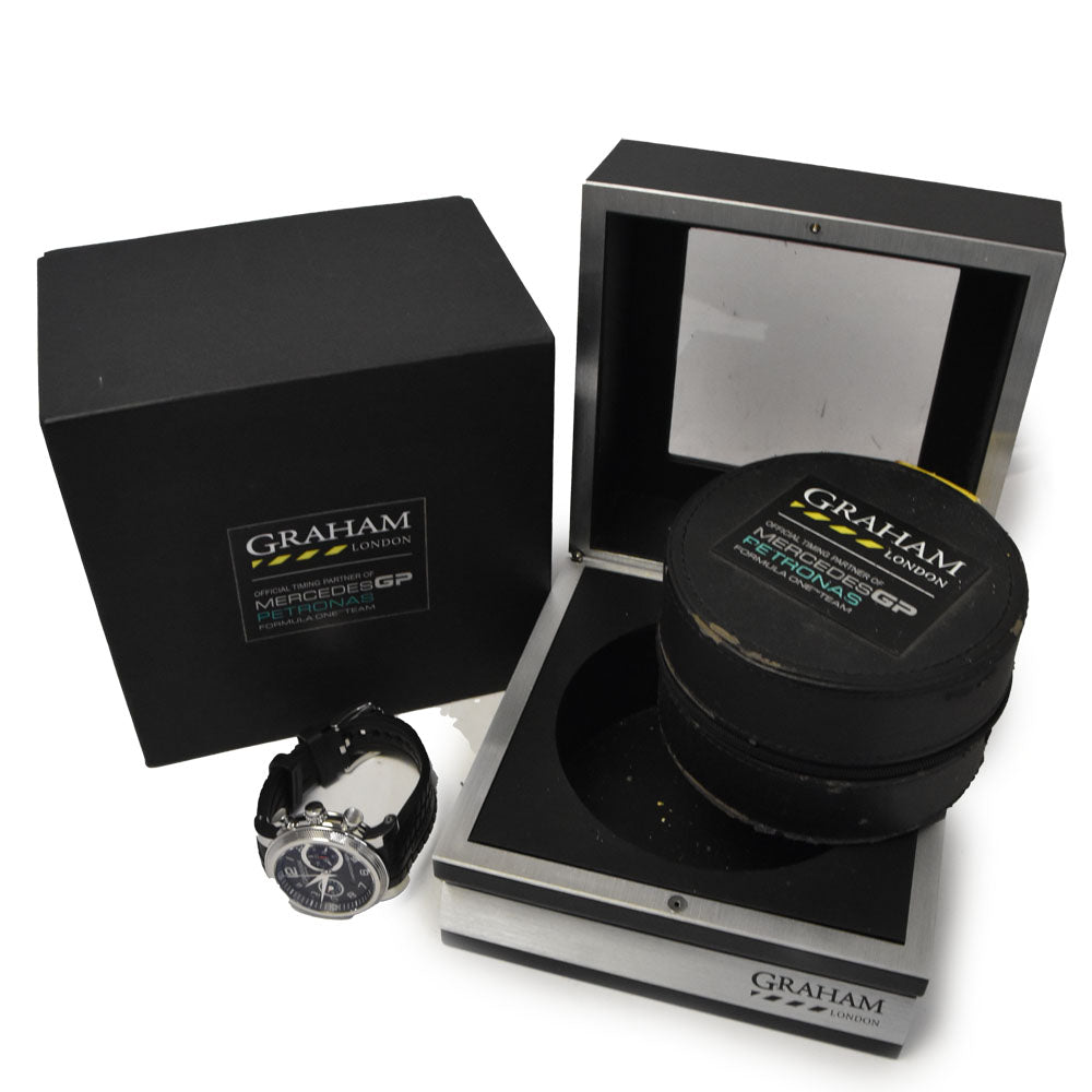 GRAHAM Mercedes GP Track Master 2MEAS.B01A black Dial Automatic Men's
 Watch Q#146070