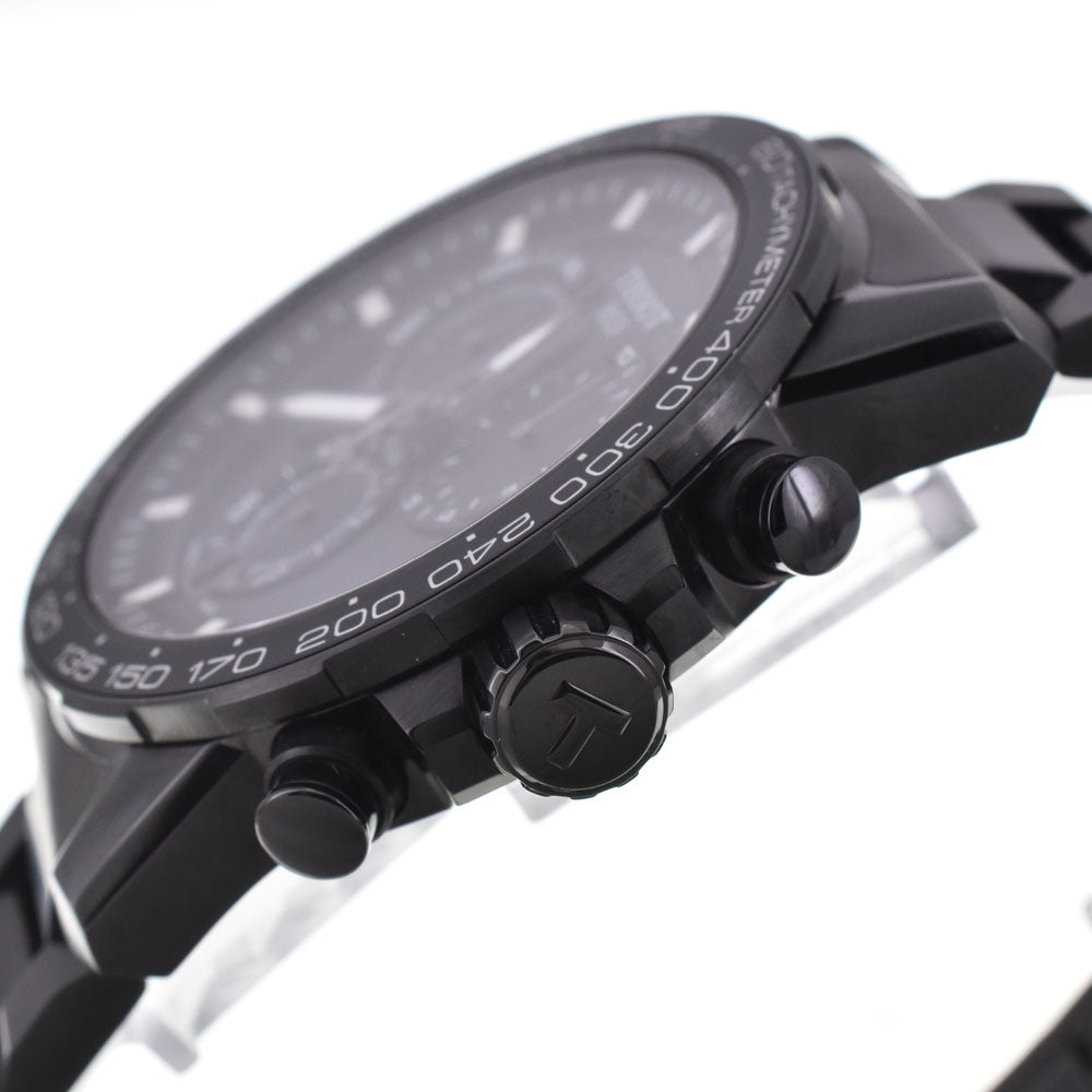 with paper TISSOT super sports chrono T125.617.33.051.00 black Dial Quartz Men's
 Watch Q#146071