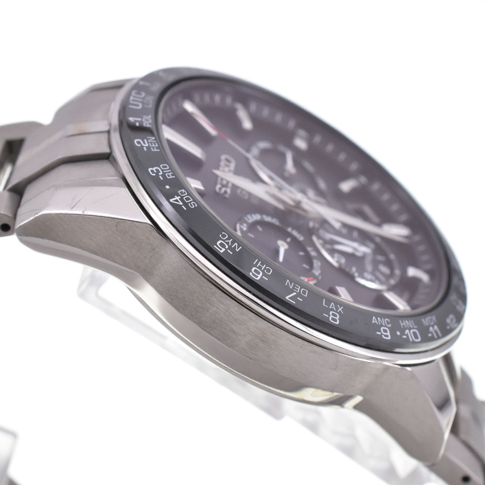 SEIKO Astron SBXC003/5X53-0AB0 Titanium / ceramic black Dial GPS Solar Men's
 Watch P#146076