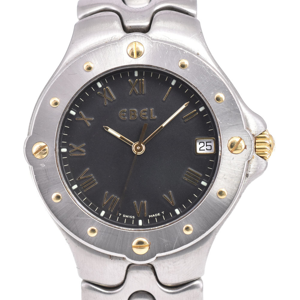 EBEL Sports wave E6187631 Date black Dial Quartz Men's
 Watch A#146080