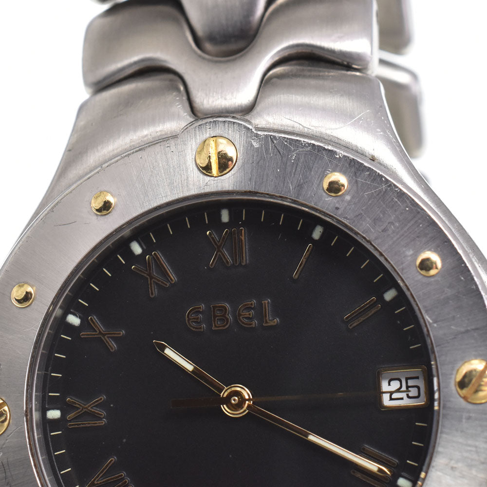 EBEL Sports wave E6187631 Date black Dial Quartz Men's
 Watch A#146080