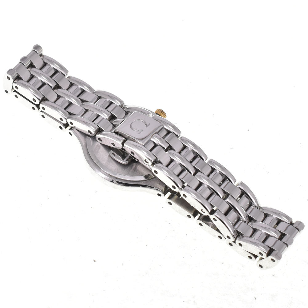 OMEGA De Ville symbol Stainless Steel/K18YG Silver Dial Quartz Ladies
 Watch H#146089