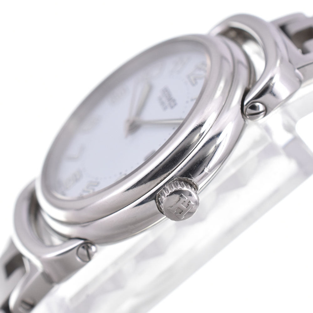 with paper HERMES Pullman PU2.210 D buckle white Dial Quartz Ladies
 Watch R#146095