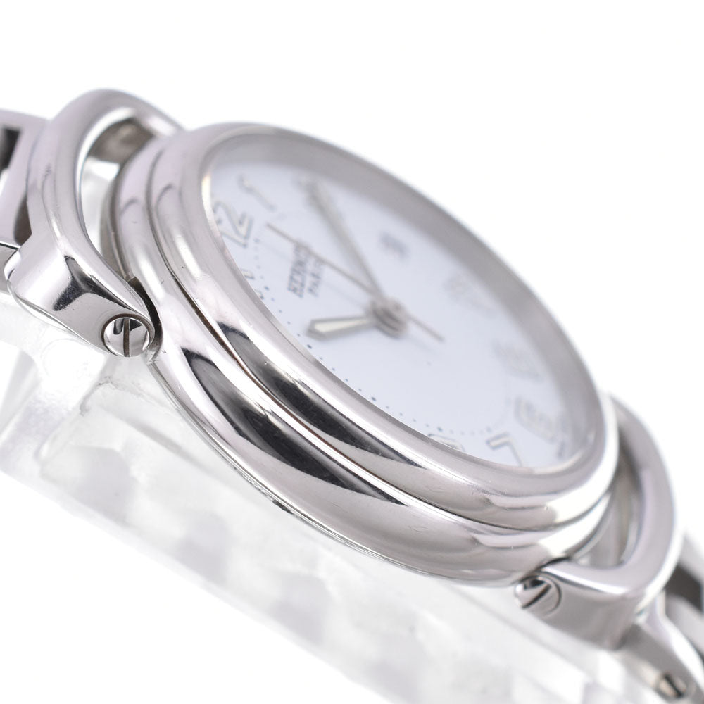 with paper HERMES Pullman PU2.210 D buckle white Dial Quartz Ladies
 Watch R#146095