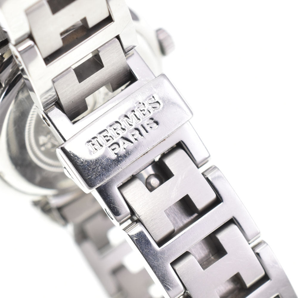 with paper HERMES Pullman PU2.210 D buckle white Dial Quartz Ladies
 Watch R#146095