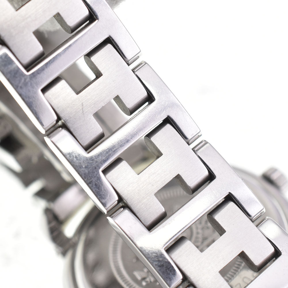 with paper HERMES Pullman PU2.210 D buckle white Dial Quartz Ladies
 Watch R#146095