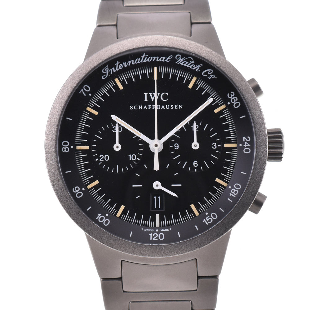 with paper IWC SCHAFFHAUSEN GST IW372701 Chronograph black Dial Quartz Men's
 Watch P#146106