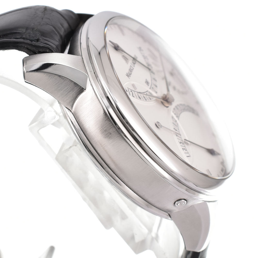 with paper MAURICE LACROIX Masterpiece Calendrée Retrograde MP6518-SS001-130 Silver Dial Automatic Men's
 Watch Q#146113